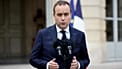 Le Premier ministre français Sébastien Lecornu à l'Hôtel de Matignon, à Paris, le vendredi 10 avril 2026.