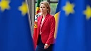 L'Alto rappresentante Ue per la politica estera Kaja Kallas arriva a una riunione dei ministri degli Esteri al Consiglio europeo a Bruxelles, lunedì 11 maggio 2026.