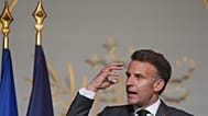 Le président français Emmanuel Macron lors d'une cérémonie marquant le 25e anniversaire de la "loi Taubira", à l'Élysée, à Paris, le jeudi 21 mai 2026.
