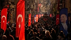 La calle comercial Istiklal, imagen de archivo