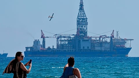 File Photo: An offshore drilling rig off Cyprus.