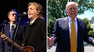 Paul McCartney sends off Stephen Colbert for final show as Donald Trump delivers scathing attack on host