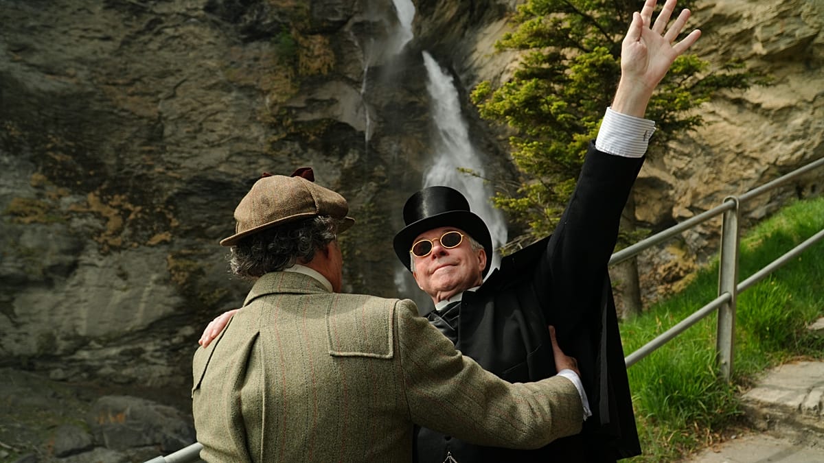 Journée de Sherlok Holmes : des passionnés dans les pas du détective aux chutes de Reinchenbach