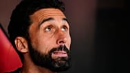 Arbeloa, antes del partido de la Liga española contra el Sevilla en el estadio Ramón Sánchez Pizjuán, de esta última ciudad andaluza, el domingo 17 de mayo de 2026