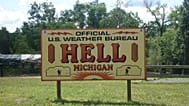 Hell, şeytani adından çok daha fazlasını sunan, Michigan'da tuhaf bir destinasyon.