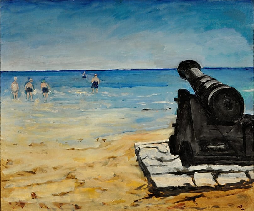 Sir Winston Churchill, The Beach at Walmer C316, 1938, America's National Churchill Museum en Westminster College, Fulton, Misuri 