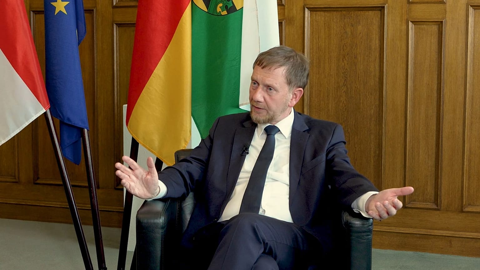CDU-Ministerpräsident von Sachsen: "Europa ist unsere Lebensversicherung"