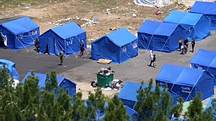 Lebanon opens seafront tent camp in Beirut as Israeli strikes displace 1 million