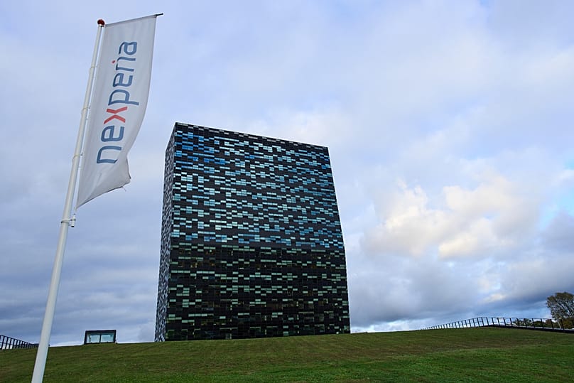The head office of Chinese-owned chipmaker Nexperia is seen in Nijmegen, 14 October, 2025