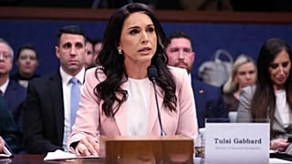 Former Director of National Intelligence Tulsi Gabbard speaks during a House Permanent Select Committee on Intelligence hearing in Washington DC on Thursday, March 19, 2026