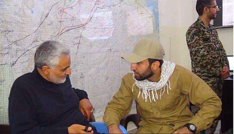 محمدباقر سعدی و قاسم سلیمانی