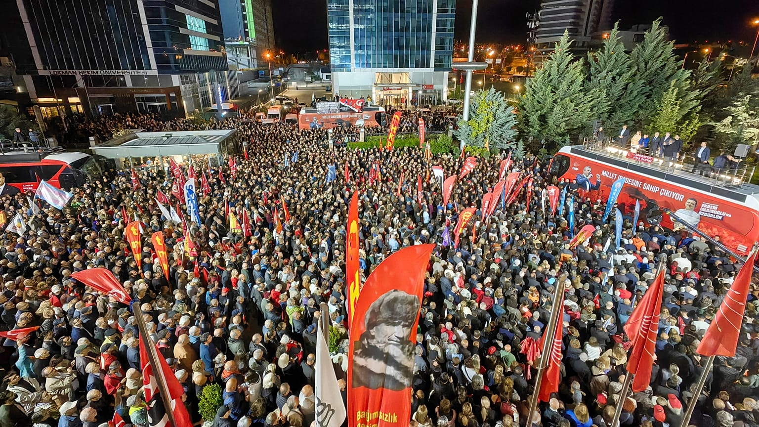 Συγκέντρωση οπαδών του Ρεπουμπλικανικού Κόμματος στην Άγκυρα