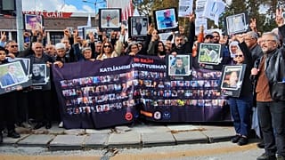10 Ekim anmasından bir kare.
