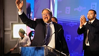 A szélsőjobboldali Itamar Ben-Gvir egy 2022-ben készült felvételen