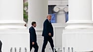 President Donald Trump arrives at the White House Friday, May 22, 2026, in Washington. 