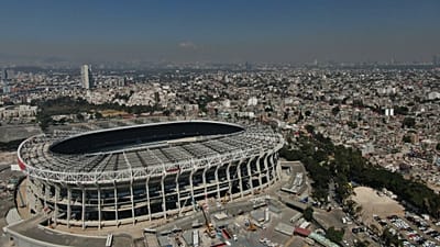 ARŞİV - Meksiko’daki Azteca Stadı, 2026 FIFA Dünya Kupası açılış töreninden 100 gün önce, 3 Mart 2026.