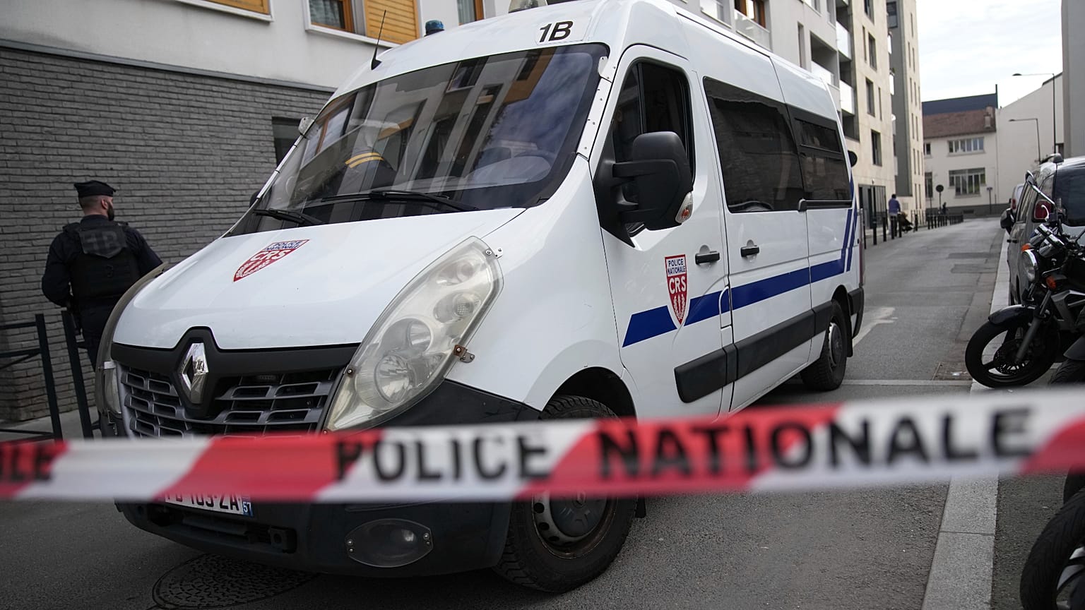 Un véhicule de la police française.