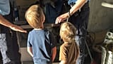 The two siblings aged three and five were abandoned in Alcácer do Sal by their mother and her partner