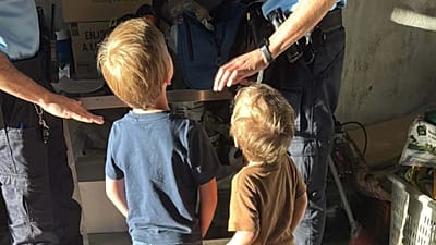 The two siblings aged three and five were abandoned in Alcácer do Sal by their mother and her partner