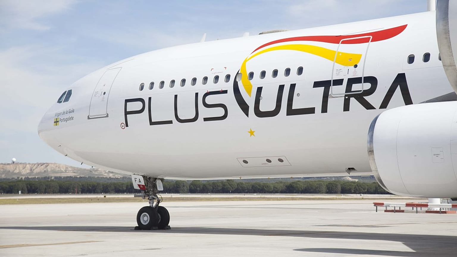 Un avión de Plus Ultra.