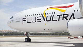 Un avión de Plus Ultra.