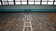La cour de récréation d'une école de Strasbourg, dans l'est de la France, le lundi 2 novembre 2020.
