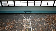 The playground of a school in Strasbourg, in eastern France, on Monday 2 November 2020.