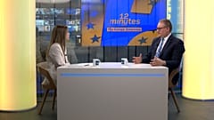 Taras Kachka, vice-Premier ministre ukrainien pour l’intégration européenne et euro-atlantique, au studio d’Euronews, 26 mai 2026