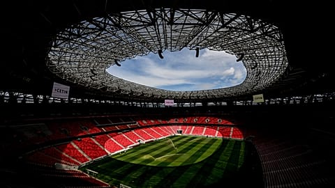A labdarúgó Bajnokok Ligája május 30-i budapesti döntőjének helyszíne, a Puskás Aréna 2026. május 15-én.