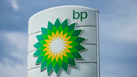 FILE - A BP fuel sign is seen, Tuesday, Sept. 12, 2023, in Marietta, Ga. 