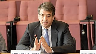 Raffaele Fitto, Executive Vice-President of the European Commission for Cohesion and Reforms, met with a Portuguese Parliament delegation on 21 April 2026 in Brussels, Belgium