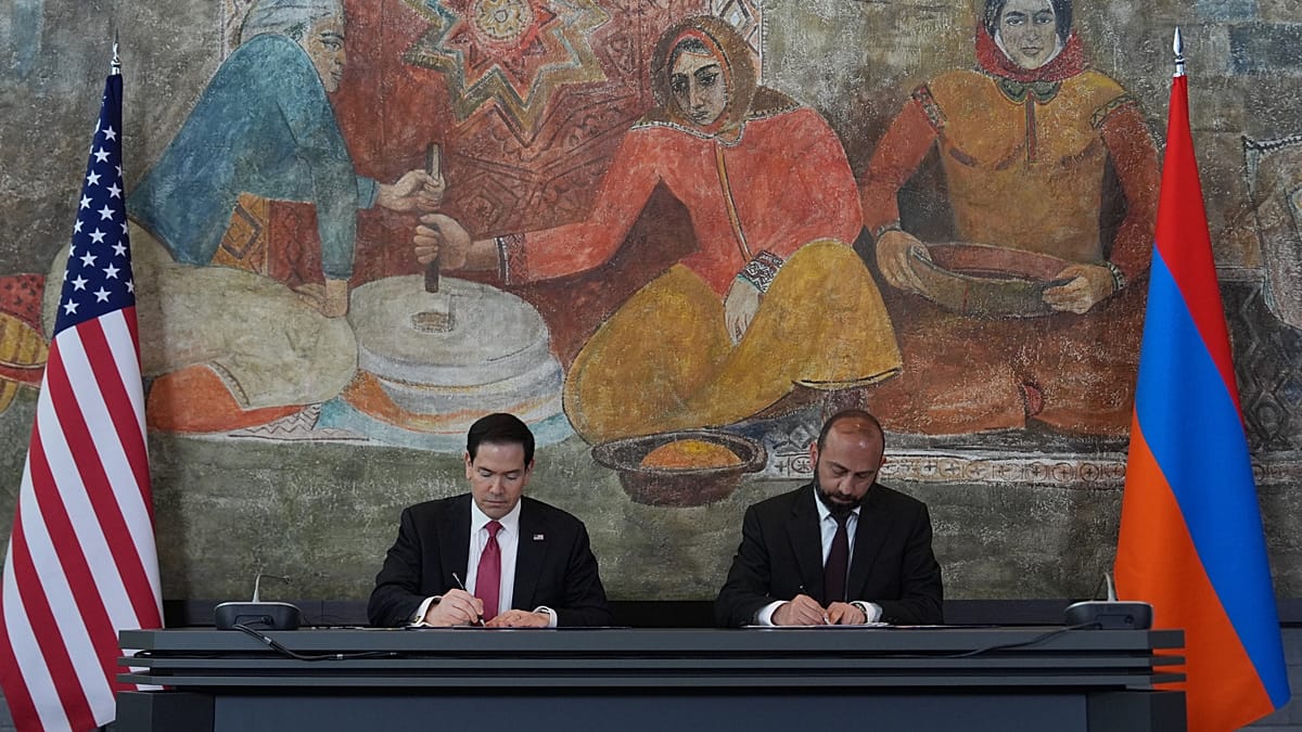 US and Armenia pledge to move forward on economic corridor during Rubio visit