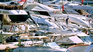 Luxusyachten in Monaco, 28. März 2026