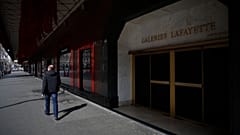 Die Galeries Lafayette in Paris am Freitag, dem 20. März 2020.