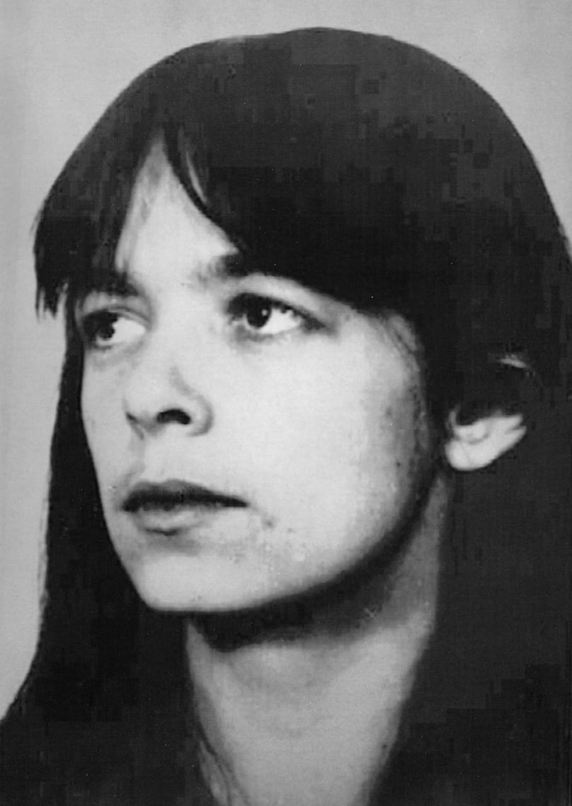 Daniela Klette 1988 auf einem Fahndungsfoto aus dem Jahr 1993