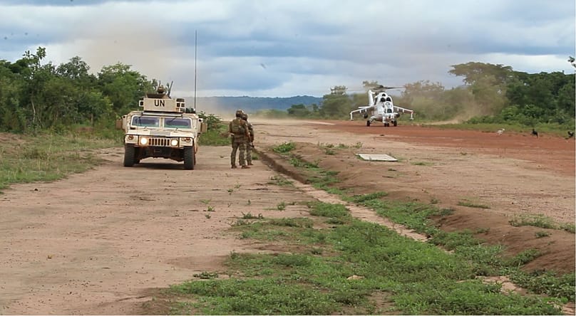 Operação dos Soldados da Paz portugueses na República Centro-Africana.2019