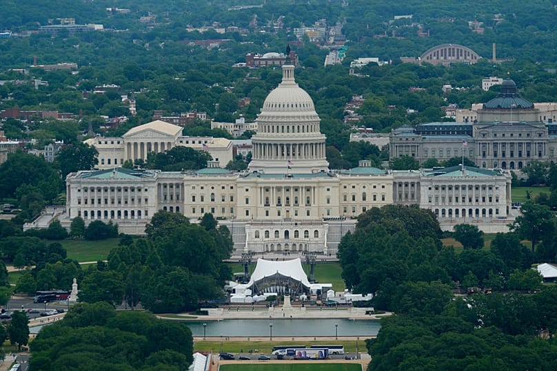 The US Capitol building is seen, May 21, 2026, in Washington. (AP Photo/Pablo Martinez Monsivais)