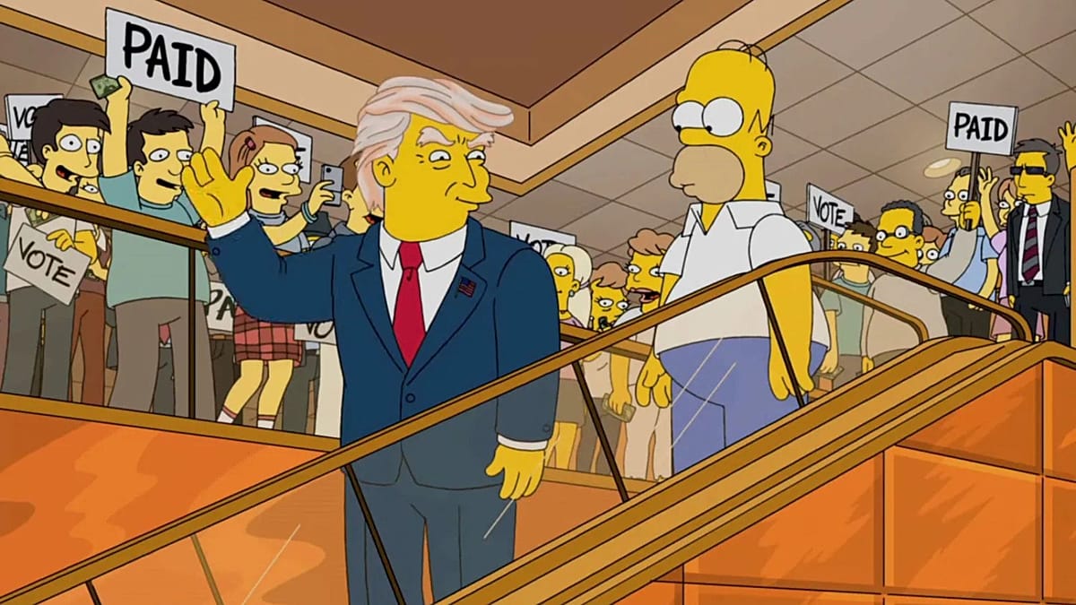 ‘The Simpsons’ writer who 'predicted' Trump presidency makes 2028 White House bid