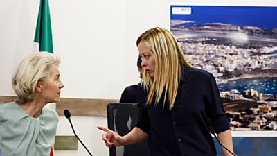 Von der Leyen e Meloni