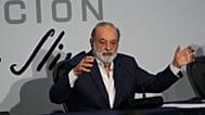 El multimillonario mexicano Carlos Slim ofrece una conferencia de prensa en la Ciudad de México, el martes 26 de mayo de 2026. 