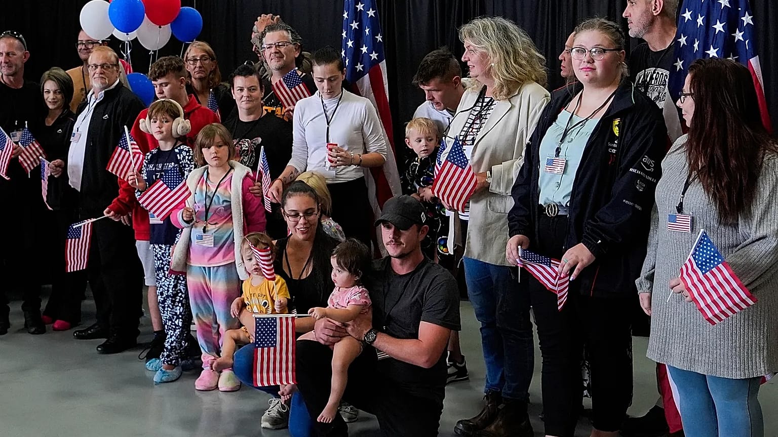 Afrikaner refugees from South Africa arrive at Dulles International Airport, 12 May, 2025