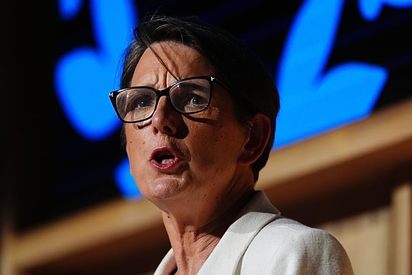 Director of GCHQ Anne Keast-Butler delivers her inaugural annual lecture at Bletchley Park, 27 May, 2026