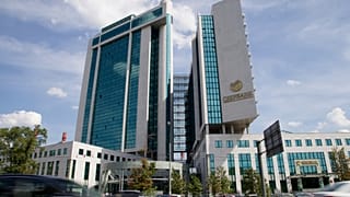 Штаб-квартира Сбербанка в Москве, Россия. 29 июля 2014 года