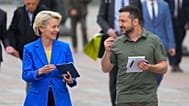 Ursula von der Leyen és Volodomir Zelenszkij