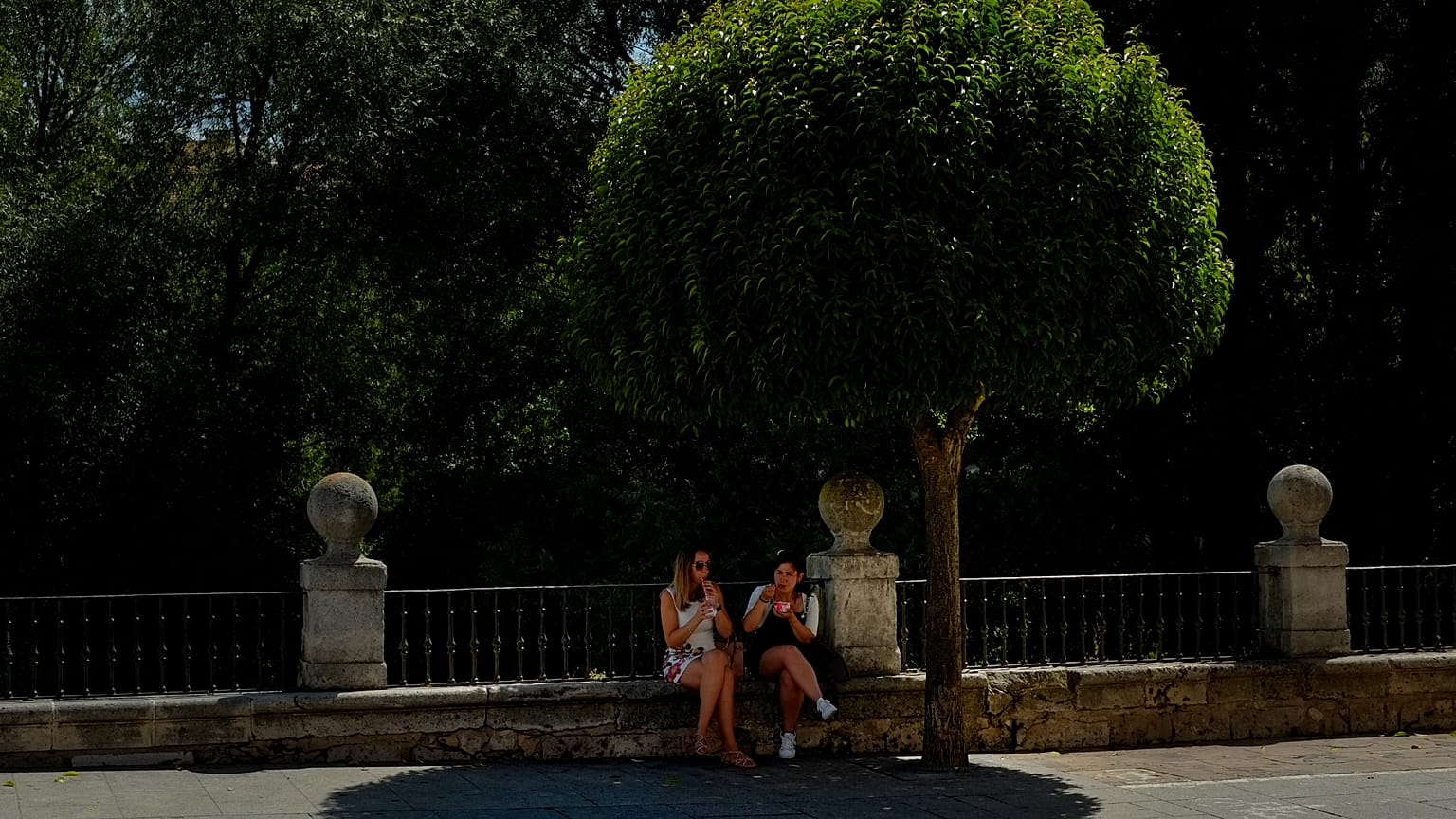 Ola de calor (Imagen de archivo 2019, España)
