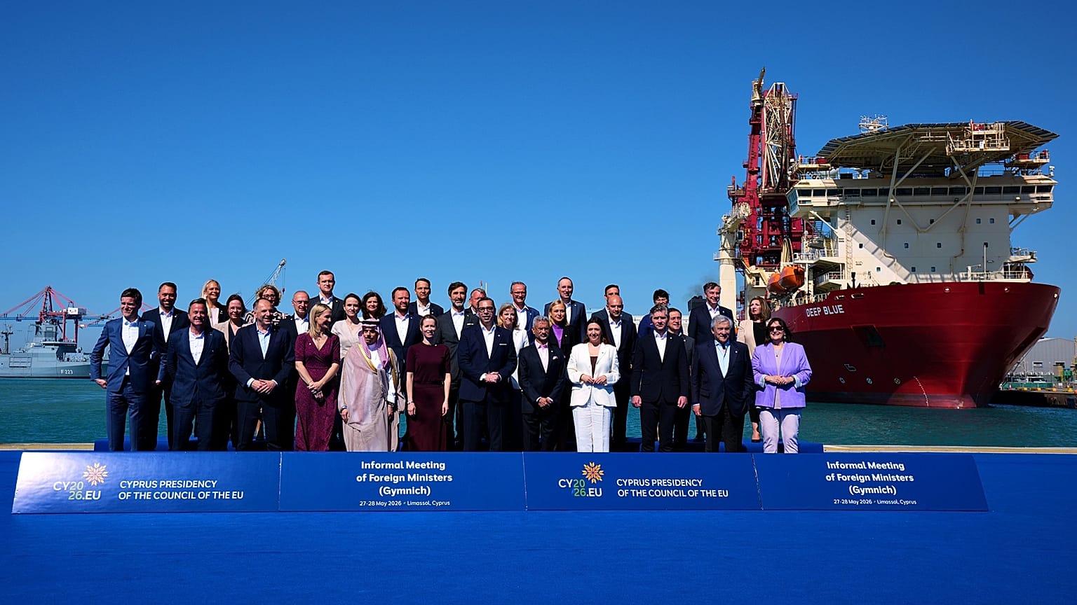Les ministres des Affaires étrangères de l’UE à Chypre