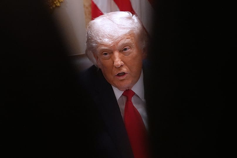 US President Donald Trump speaks during a Cabinet meeting at the White House, 27 May, 2026