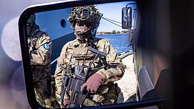 German soldiers during the 'Quadriga 2025' military drill in Rostock, 4 September, 2025