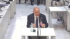 El exministro del Interio Jorge Fernández Díaz, durante su declaración en la Audiencia Nacional.