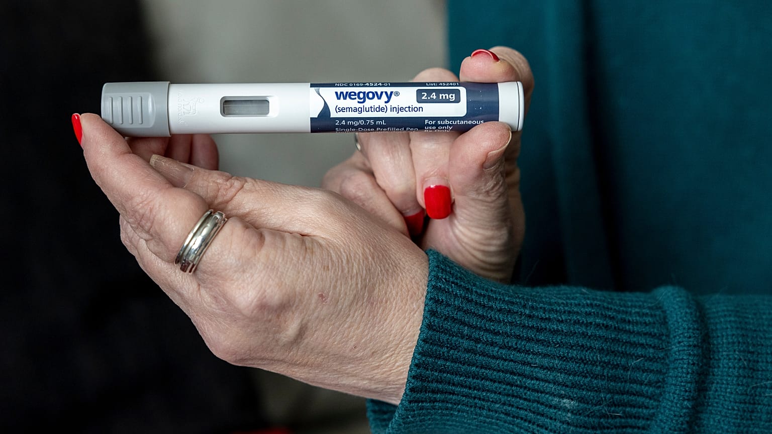 FILE - A dosage of Wegovy, a drug used for weight loss. 